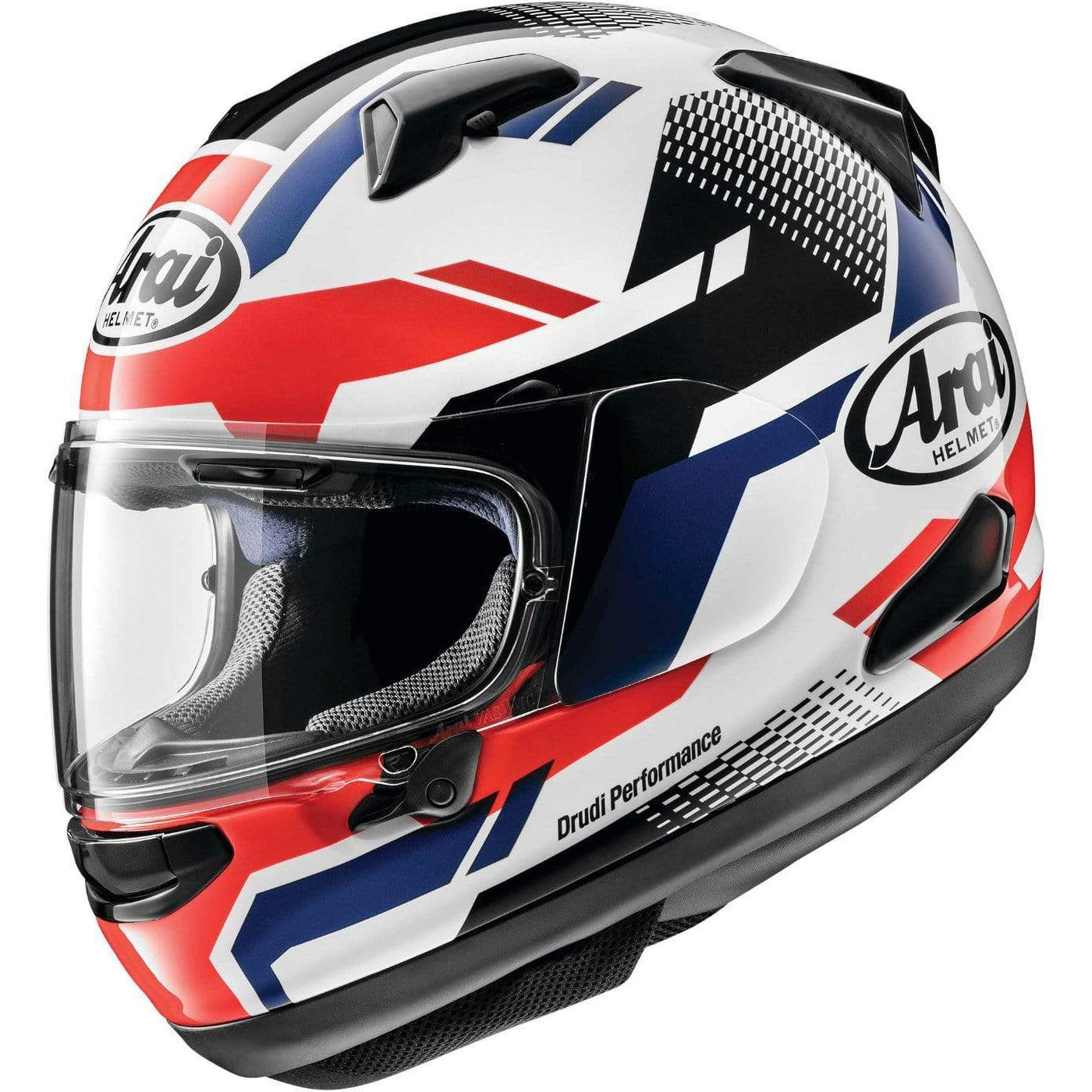 Arai Helmets Helmets SM / Red/White Arai Quantum-X Cliff Motorcycle Helmet