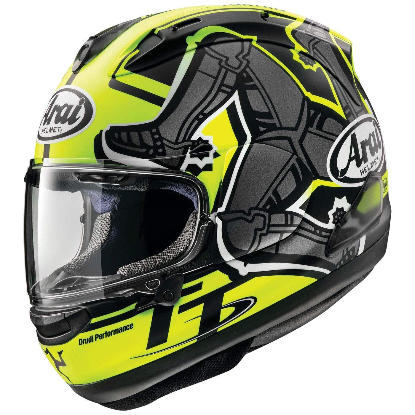  Yellow (2020) Arai Corsair-X Isle Of Man 2019 Motorcycle Helmet