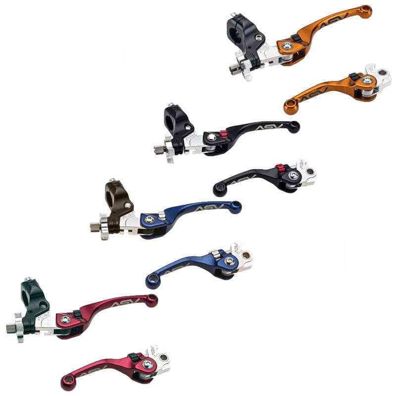 ASV Inventions Handlebars & Controls ASV F4 Brake or/and Clutch Levers For Honda CRF 250R (10-19) CRF 450R (09-19) CRF450RX (17-19) - Choose Option