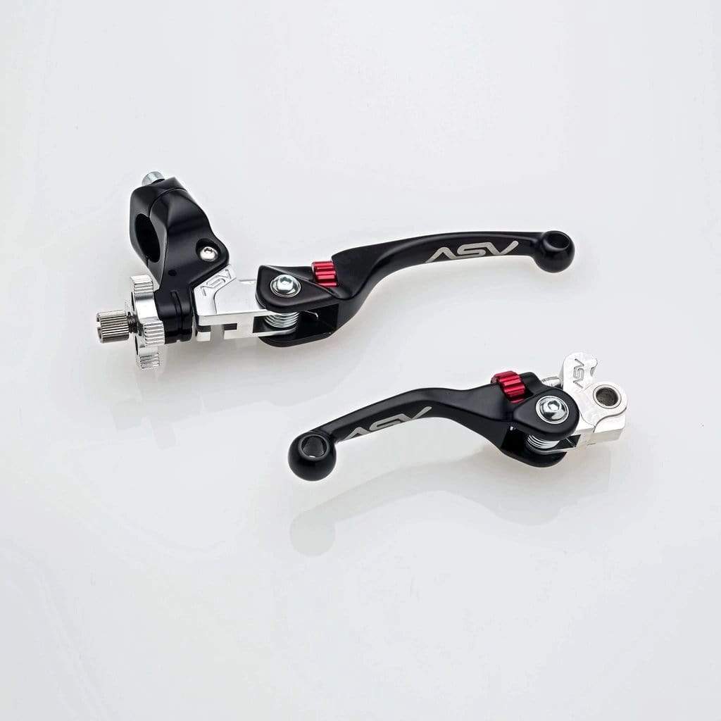 ASV Inventions Handlebars & Controls Black / Pair Pack ASV F4 Brake or/and Clutch Levers For Honda TRX 450R (Electric Start) (06-14) - Choose Option