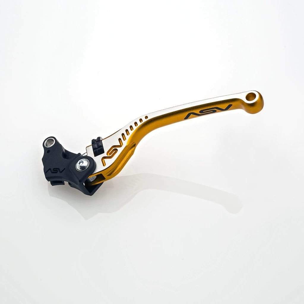 ASV Inventions Handlebars & Controls Gold Bio Color / Brake Lever ASV C5 Brake or/and Clutch Levers For Kawasaki Ninja 650R 09-16 - Choose Option