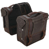 Burly Brand Voyager Throw Over Saddlebags Dark Oak - B15-1002D