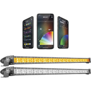 XK Glow App Controlled RGBW LED Light Bar Black 50" - XK-BAR-50