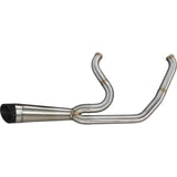 Sistema de escape completo de acero inoxidable Two Brothers Racing Comp-S 2 en 1 005-5120199-SG