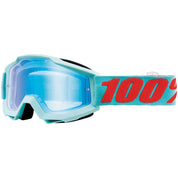 100% Gen1 Accuri Goggles Maldives with Blue Flash Lens - 50210-288-02