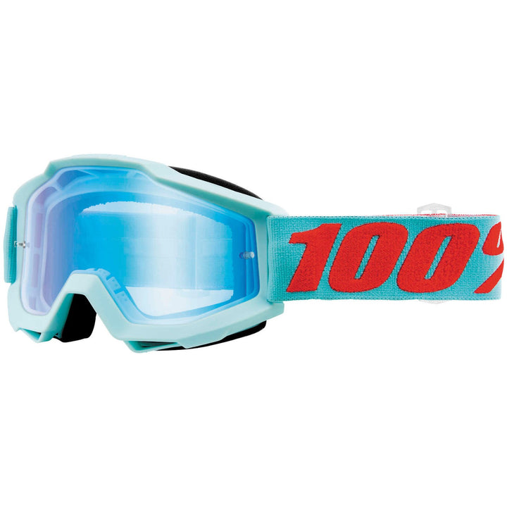 100% Gen1 Accuri Goggles Maldives with Blue Flash Lens - 50210-288-02