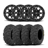 Rines ITP Hurricane de 15" en negro mate y neumáticos Blackwater Evolution [30x10-15]