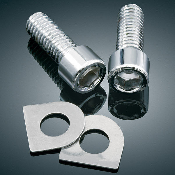Kuryakyn Replacement Clevis Screws with D-Washer for Splined Adapter Mount