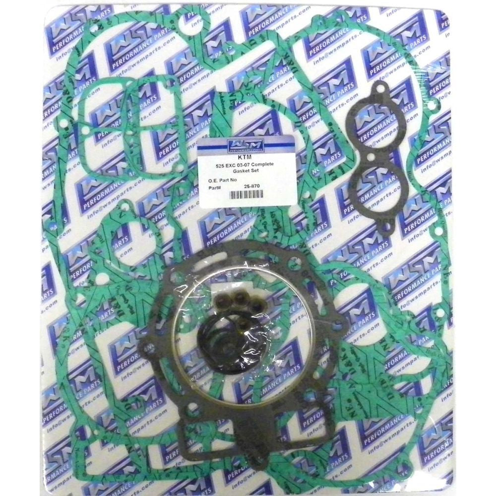 WSM Complete Gasket Kit For KTM 520 / 525 EXC / MXC / SX 00-07 25-870