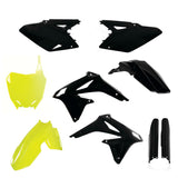 Acerbis Flo Yellow/Black Full Plastic Kit for Suzuki - 2198045137