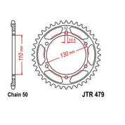 Steel Rear Sprocket 42T for Street SUZUKI GSX-R1000 2009-2016