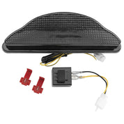 Integrated and Sequential Taillight For Yamaha XV1700 Road Star Warrior 2002-2009 Tinted/Smoke