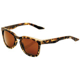 100% Hudson Sunglasses Matte Havana w/Bronze Lens - 61028-089-73