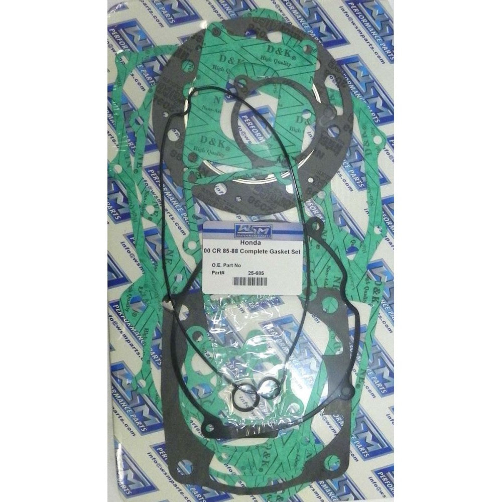 WSM Complete Gasket Kit For Honda 500 CR 85-88 25-685