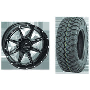 Set of 2 Mounted Wheel and Tire Kit Wheel: 14x7 5+2 4/137 Tire: 30x10-14 8 Ply