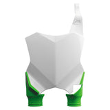 Acerbis White/Green Raptor Front Number Plate for Kawasaki - 2527431050