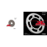 Kit de piñón delantero y trasero para YAMAHA FZ750/C de calle de 1986