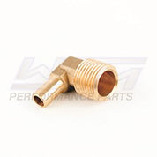 WSM 3/8'' Hose x 1/2'' Male Hose Barb 90 Degree Elbow COU220LEF