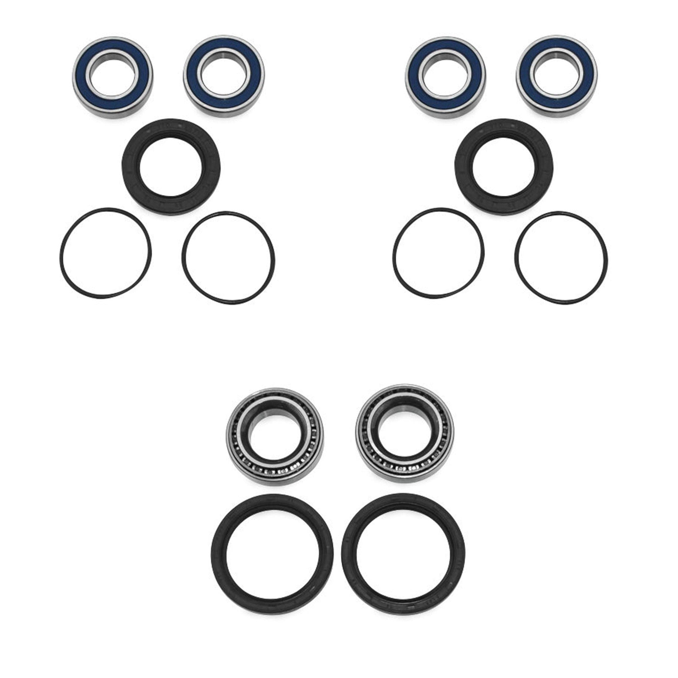 Front and Rear Wheel Bearing Kits for Polaris Trail Blazer 250 1999-2004