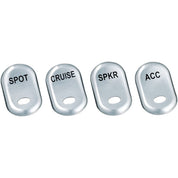 New Harley FLHTCUI Ultra Classic 1996-2006Rocker Switch Cover Kit by Kuryakyn