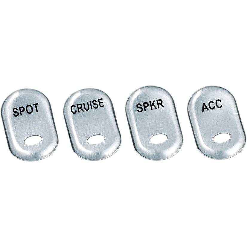 New Harley FLHTCUI Ultra Classic 1996-2006Rocker Switch Cover Kit by Kuryakyn