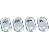 New Harley FLHTCUI Ultra Classic 1996-2006Rocker Switch Cover Kit by Kuryakyn