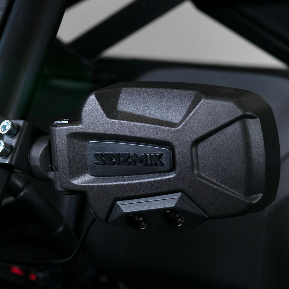 Seizmik Pursuit Night Vision Series Side View Aluminum Mirrors For 2? Round Tube