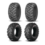 Kenda Set of Two K3203 Mastodon AT Tires [26x9R14] (8 Ply) And Two (8 Ply) [26x11R-14] Tires