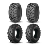 Kenda Set of Two K3203 Mastodon AT Tires [26x9R14] (8 Ply) And Two (8 Ply) [26x11R-14] Tires