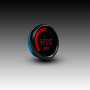 Intellitronix LED Digital Bargraph Memory Tachometer - Black Bezel - Red