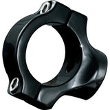 Kuryakyn Mounts for Vertical Side Mount License Plate Holders Gloss Black