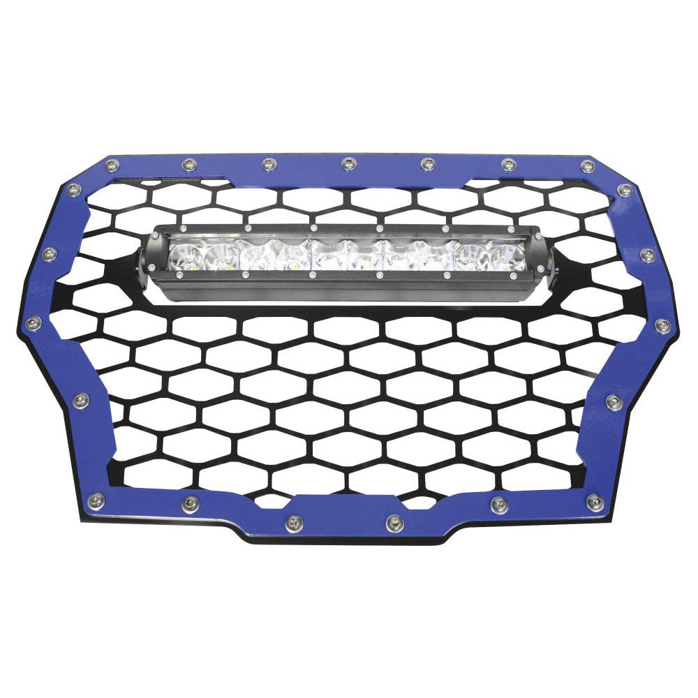 Modquad Front Grill with 10" Light Bar Blue