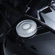 Kuryakyn Chrome Aztec Fuel Gas Caps Pair Set Indian Chief Chieftain Roadmaster