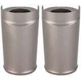 Arlen Ness Smooth Titanium Fork Boot Covers 20-005
