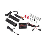 Puños eléctricos calefactables de doble zona para ATV Symtec Heat Demon y calentador de pulgares 215047