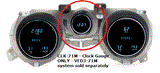 Dakota Digital 71-73 Ford Mustang Clock Kit for use with VFD3-71M only - CLK-71M