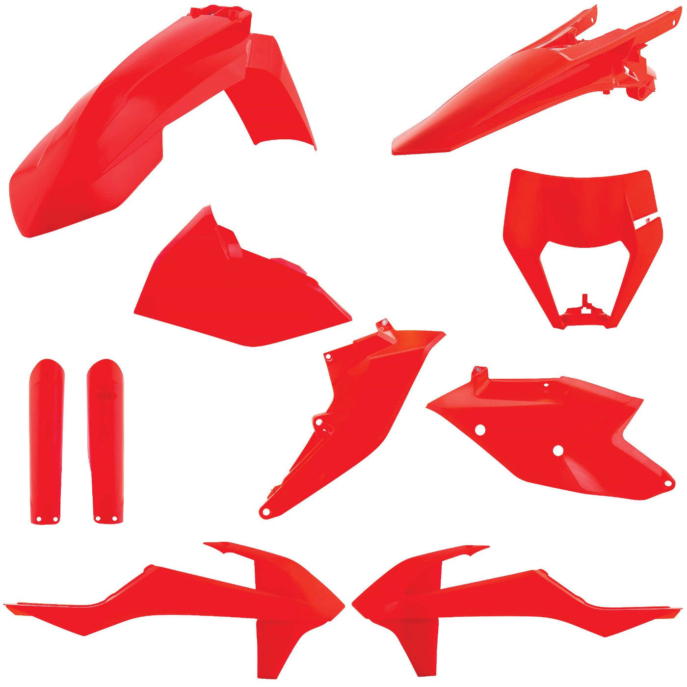 Acerbis Flo Orange Full Plastic Kit for KTM - 2733424617