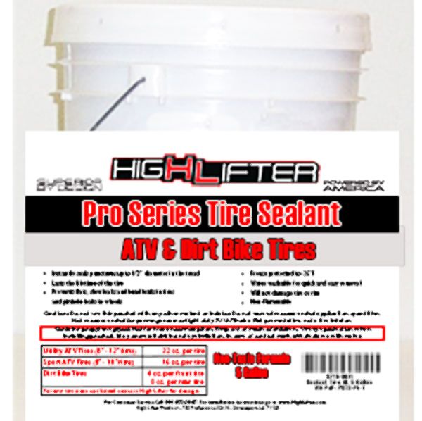 High Lifter 5 Gallon 5 Gallon Pro Series Tire Sealant PSTS-PL
