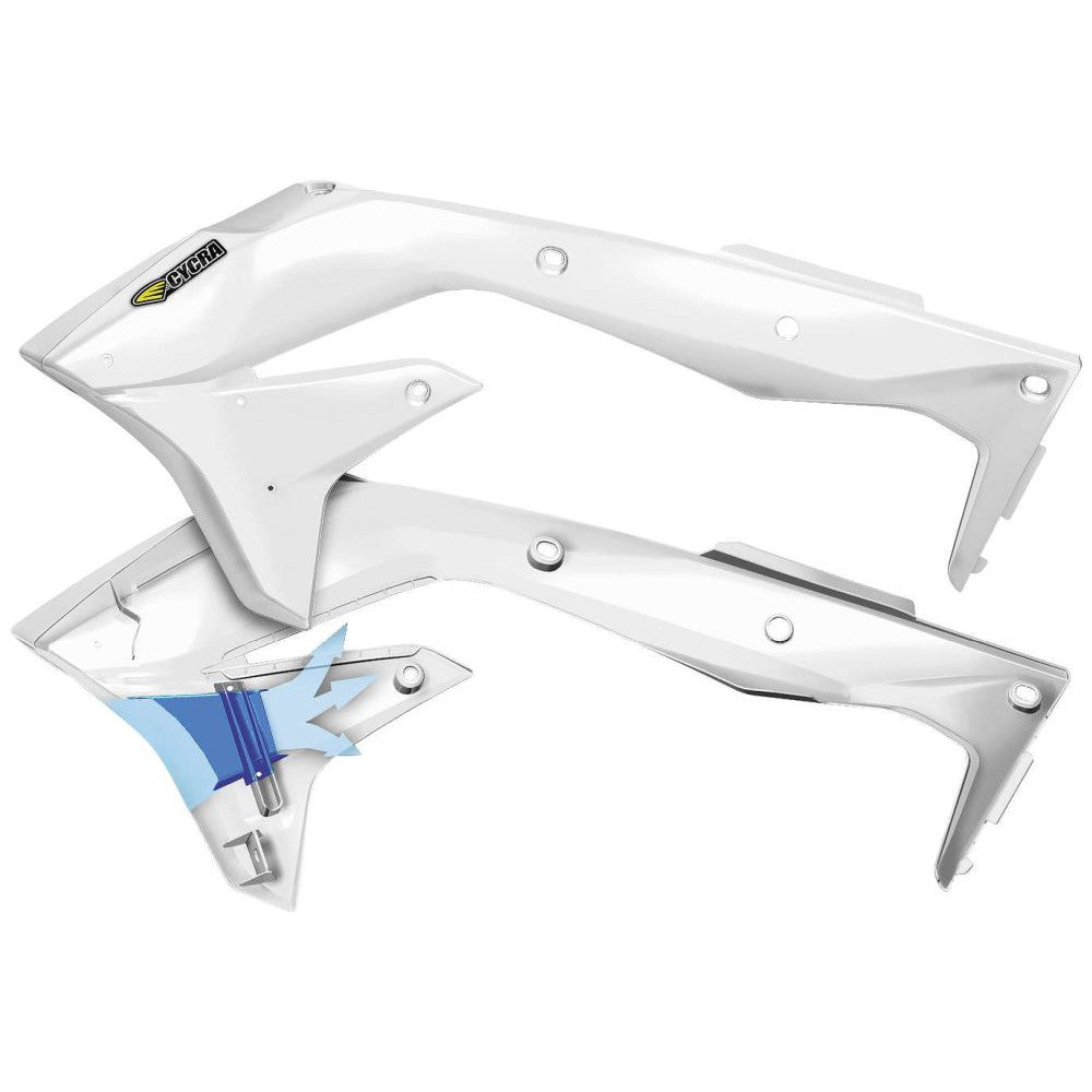 Cycra Powerflow Intake Radiator Shroud White - 1CYC-1867-42