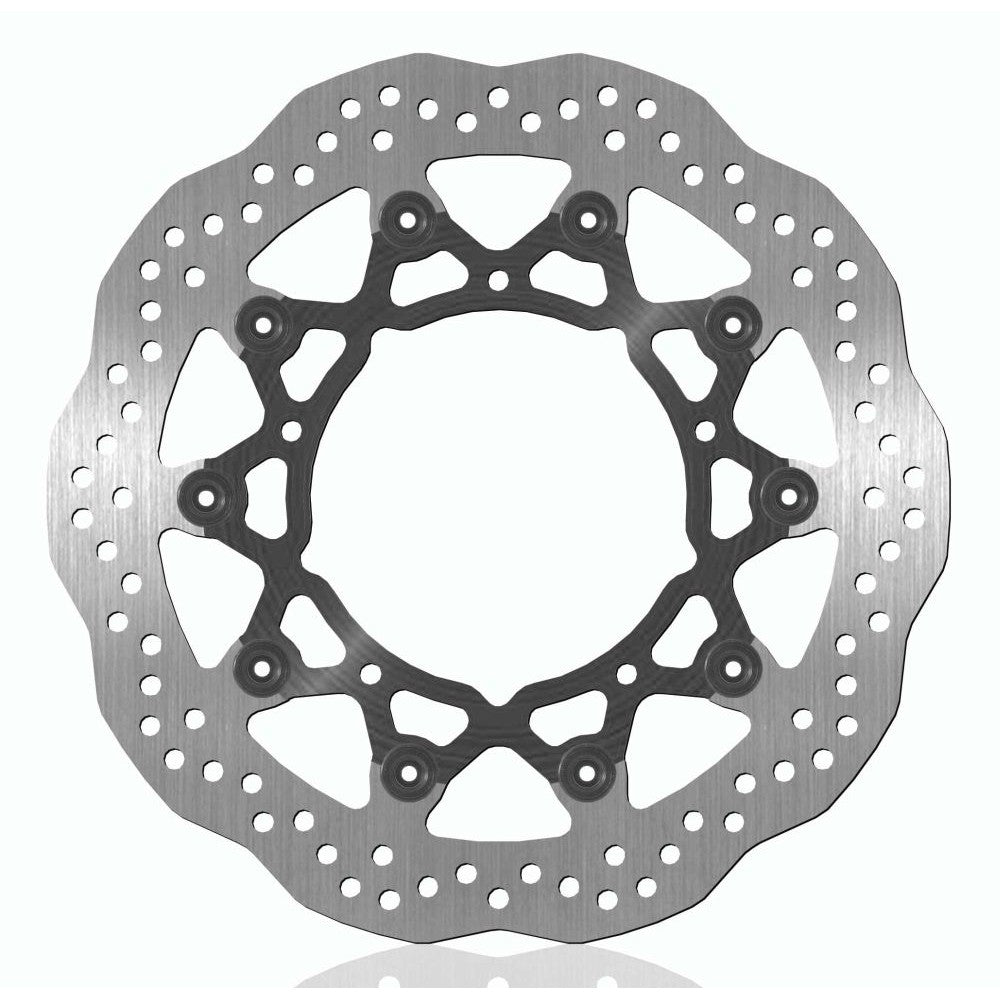 BikeMaster Brake Rotor For Yamaha FZ8 2010-2015 Contour Front Silver
