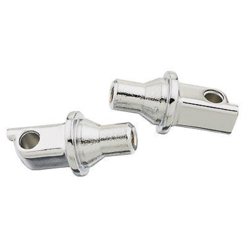 Kuryakyn Chrome Tapered Footpeg Adapters 8805