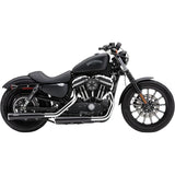 Silenciador deslizante Cobra de 3" con puntas Race Pro, color negro - 6053B