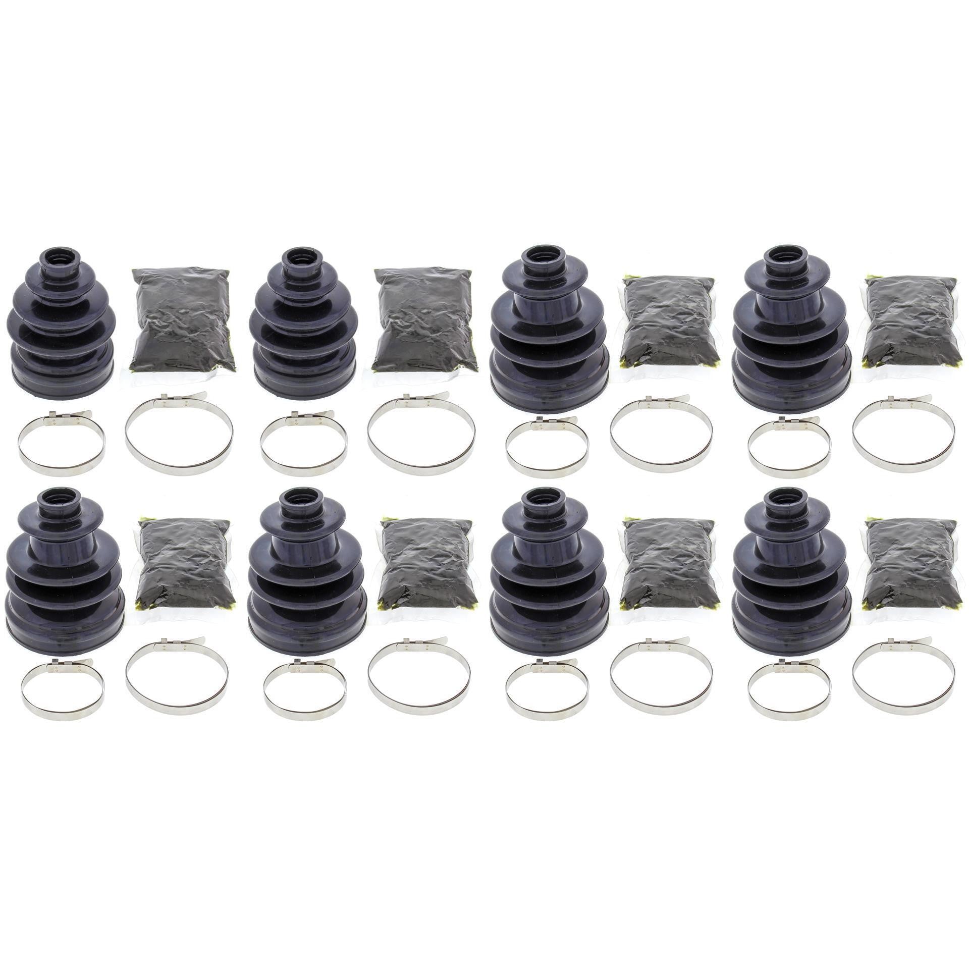 Complete Front & Rear Inner & Outer CV Boot Repair Kit Outlander 1000 XMR 13-14