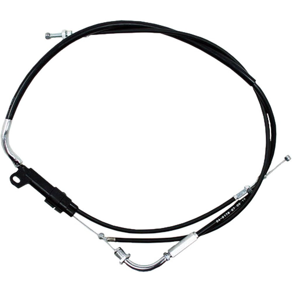 Motion Pro 2 Into 1 Black Vinyl Throttle Pull Cable For Suzuki Intruder 1400 1987-1994