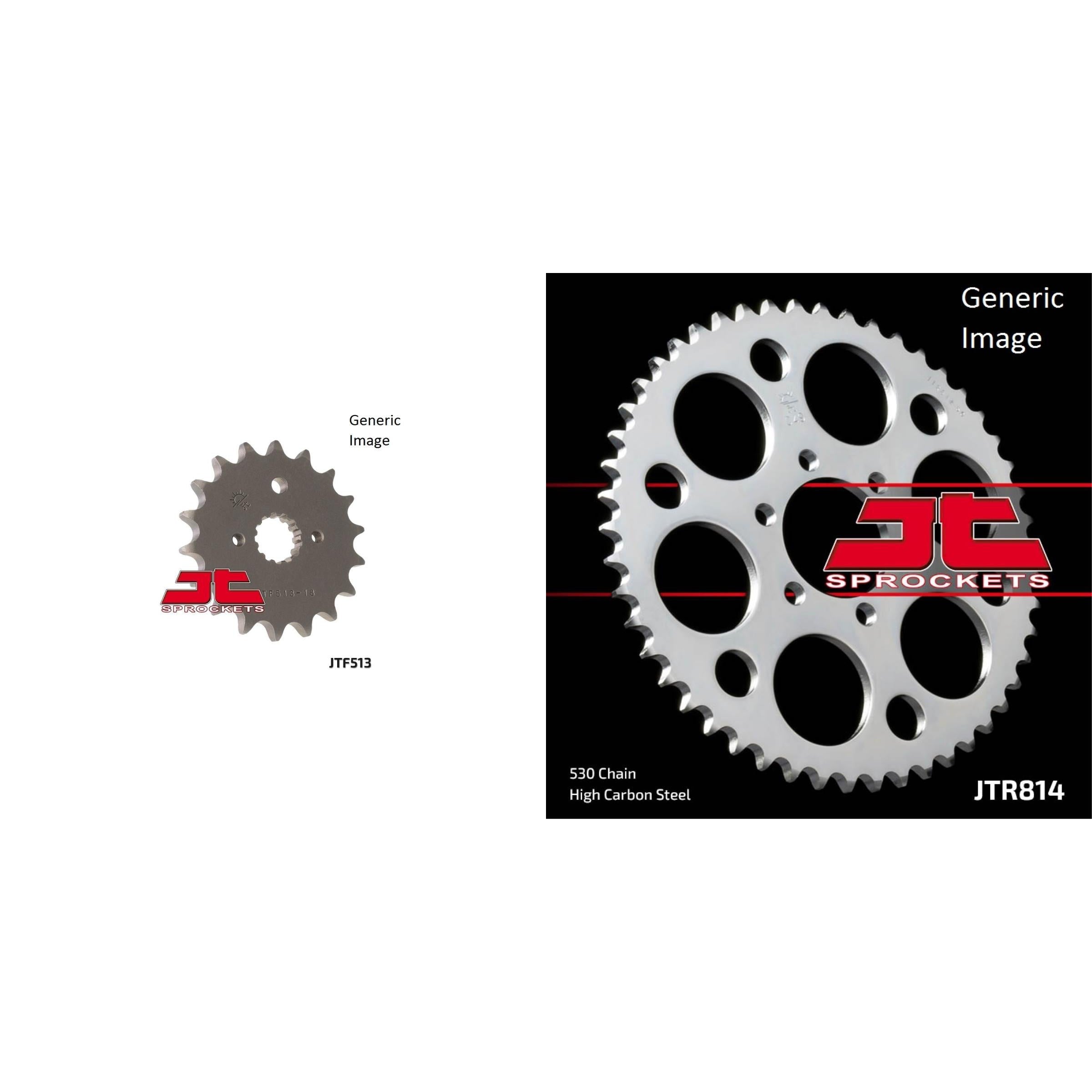 Front & Rear Sprocket Kit for Street SUZUKI GS450L 1985-1988