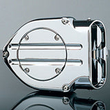 Kuryakyn 9873 Chrome Blood Groove Hypercharger w/ Chrome Butterflies