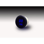 Intellitronix Fuel Level LED Digital Gauge in Black Bezel - Blue