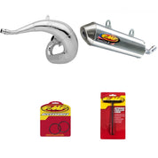Gnarly Exhaust Pipe, Silencer, O-Ring, Spring & Tool Kit HONDA CR250R 2000-2001