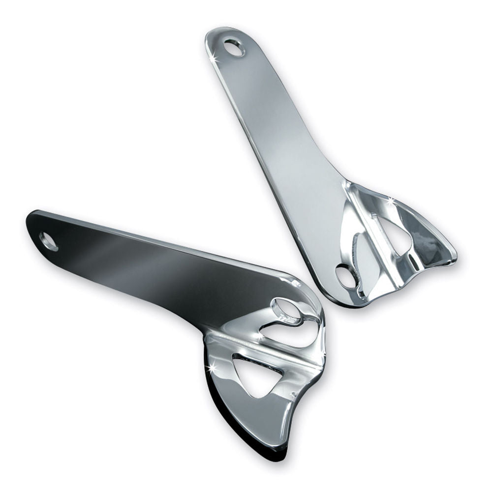 Kuryakyn Chrome Trailer Hook Tie-Down Brackets Harley Touring Batwing 2014-2018