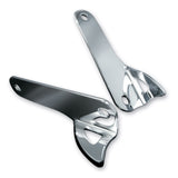 Kuryakyn Chrome Trailer Hook Tie-Down Brackets Harley Touring Batwing 2014-2018